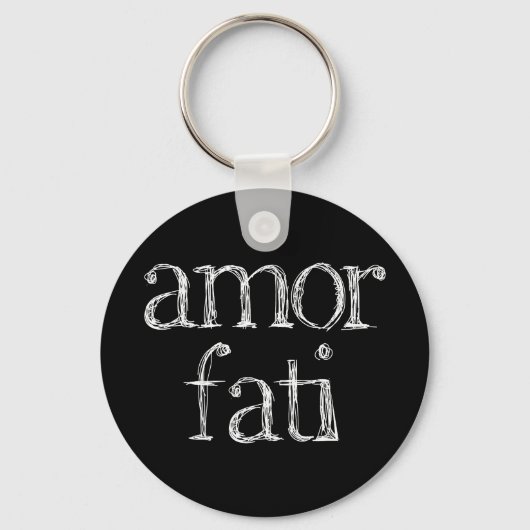 De Moderne Filosoof: Amor Fati Sleutelhanger (Voorkant)
