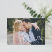 De moderne Floral Waterverf Bruiloft bewaart de da Save The Date (Staand voorkant)