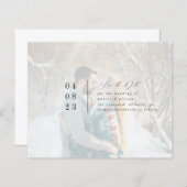 De moderne Foto bewaart de Datum (Voorkant / Achterkant)