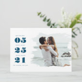 De moderne Foto bewaart de Datum (Staand voorkant)