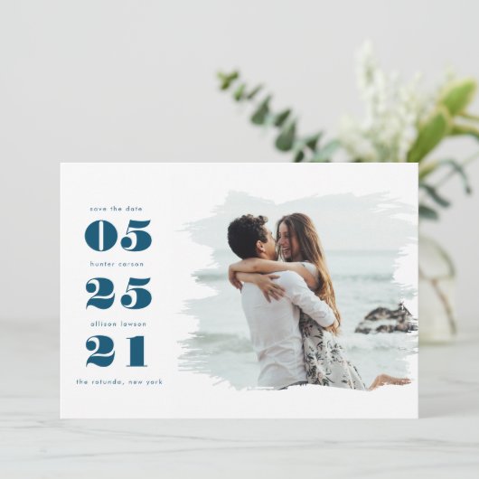 De moderne Foto bewaart de Datum (Staand voorkant)