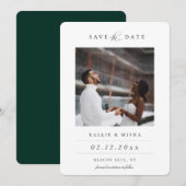 De moderne Foto bewaart de Datum Aankondiging (Voorkant / Achterkant)