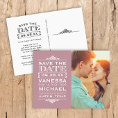 De moderne  Foto bewaart de Datum Aankondigingskaart