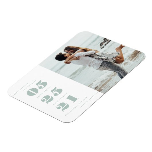 De moderne Foto bewaart de Datum Magent Magneet (Linkerzijde)