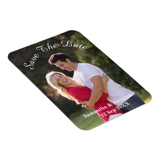 De moderne Foto bewaart de Datum Magneet (Rechterzijde)