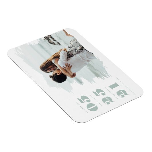 De moderne Foto bewaart de Datum Magneet (Rechterzijde)