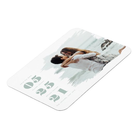 De moderne Foto bewaart de Datum Magneet (Linkerzijde)