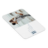 De moderne Foto bewaart de Datum Post Kaart Magneet (Rechterzijde)