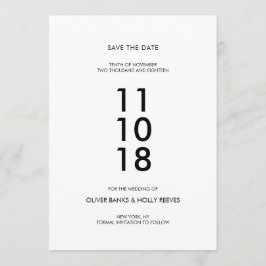 De moderne foto bewaart de datum save the date