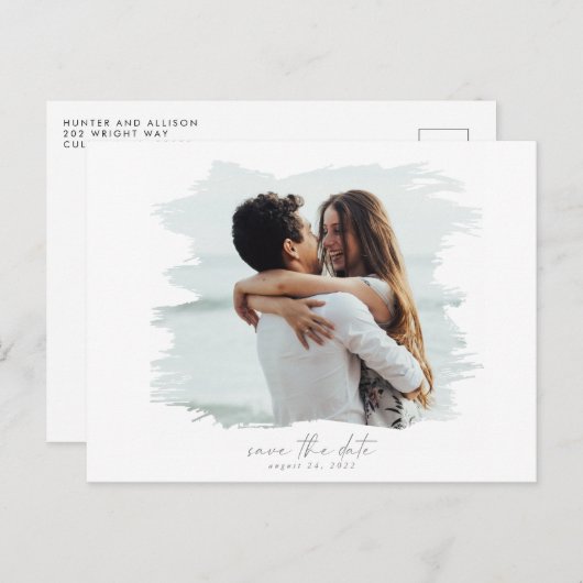 De moderne Foto bewaart het Briefkaart van de Datu (Voorkant / Achterkant)