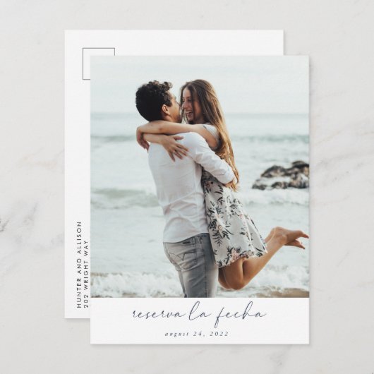 De moderne Foto bewaart het Briefkaart van de Datu (Voorkant / Achterkant)