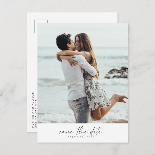 De moderne Foto bewaart het Briefkaart van de Datu (Voorkant / Achterkant)