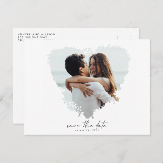 De moderne Foto bewaart het Briefkaart van de Datu (Voorkant / Achterkant)