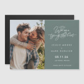 De moderne Foto die de Knot Wedding bindt sparen d (Voorkant / Achterkant)