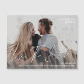 De moderne Foto Lange Datum sparen Magnet 2 van de (Voorkant)