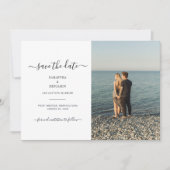 De Moderne Foto sparen de Datum Save The Date (Voorkant)