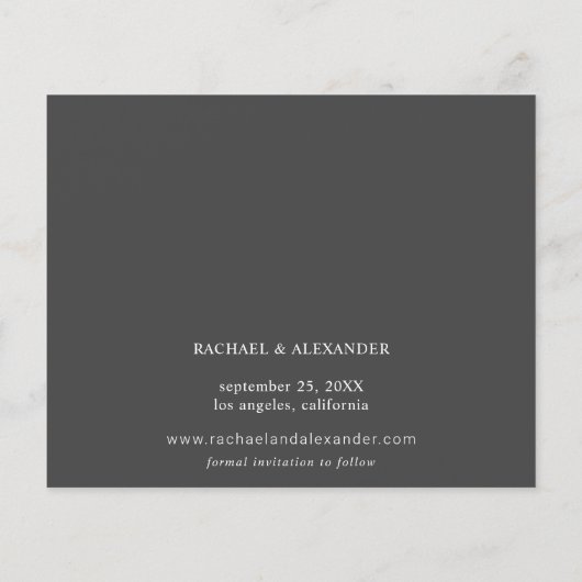 De Moderne Foto van de begroting Lange Datum spare (Achterkant)