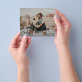 De Moderne Foto van de begroting Lange Datum spare Flyer (Hand)