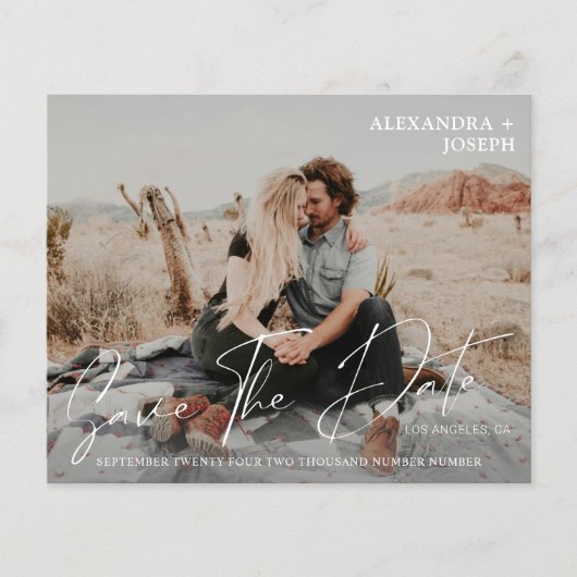 De Moderne Foto van de begroting Lange Datum spare Flyer (Voorkant)