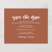 De Moderne Foto van de begroting sparen de Datum (Achterkant)