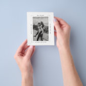 De Moderne foto van de begroting sparen de datumui Flyer (Hand)