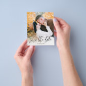 De Moderne Foto van de begroting sparen de Uitnodi Flyer (Hand)