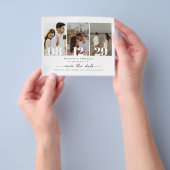 De moderne foto van de begroting sparen de Uitnodi Flyer (Hand)