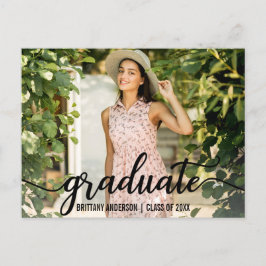 De moderne Foto van de Partij van de Graduatie van Uitnodiging Briefkaart