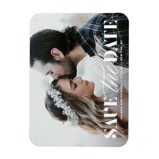 De Moderne Foto van de Typografie van de mengeling Magneet (Verticaal)