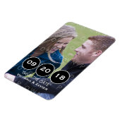 De Moderne Foto van Ebony Circles sparen de Magnet Magneet (Linkerzijde)