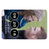 De Moderne Foto van Ebony Circles sparen de Magnet Magneet (Horizontaal)