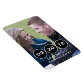 De Moderne Foto van Ebony Circles sparen de Magnet Magneet (Rechterzijde)