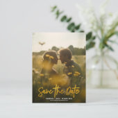 De Moderne Foto van Elegant sparen het Briefkaart  (Staand voorkant)