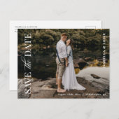 De Moderne Foto van Elegant sparen het Briefkaart  (Voorkant / Achterkant)