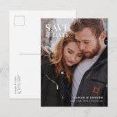 De Moderne Foto van Elegant sparen het Briefkaart  (Voorkant / Achterkant)