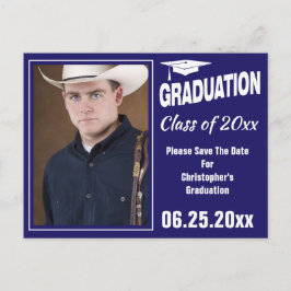 De moderne Foto van het Afstuderen bewaart het Bla Briefkaart