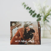 De moderne Foto van het Bouw van het Manuscript sp Aankondigingskaart (Staand voorkant)