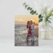 De moderne Foto van het Manuscript die de Foto ver Aankondigingskaart (Staand voorkant)