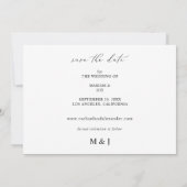 De moderne Foto van het Manuscript H sparen de Dat Kaart (Achterkant)