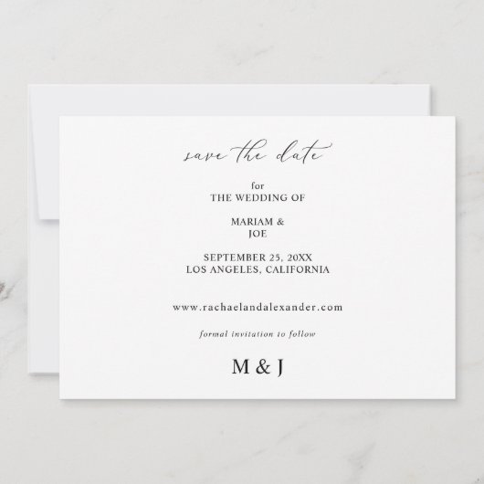 De moderne Foto van het Manuscript H sparen de Dat Kaart (Achterkant)