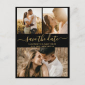 De moderne Foto van het Manuscript sparen de Datum Aankondigingskaart (Voorkant)