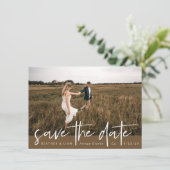 De moderne Foto van het Manuscript sparen de Datum Kaart (Staand voorkant)