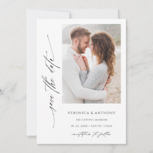 De moderne Foto van het Manuscript van Cisco spare Save The Date