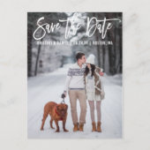 De moderne Foto van het Manuscript van de Borstel  Briefkaart (Voorkant)