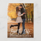 De moderne Foto van het Manuscript van de Borstel  Briefkaart (Voorkant)