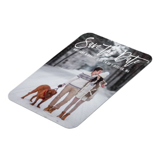 De moderne Foto van het Manuscript van de Borstel  Magneet (Linkerzijde)