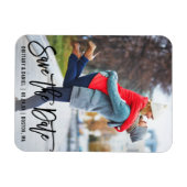 De moderne Foto van het Manuscript van de Borstel  Magneet (Horizontaal)