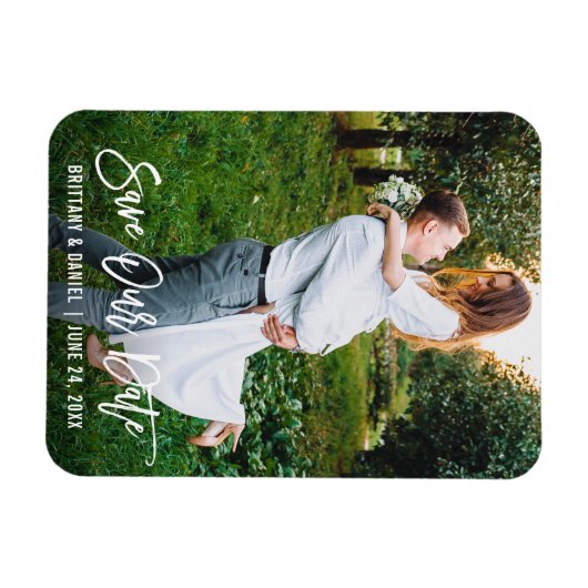 De moderne Foto van het Manuscript van de Borstel  Magneet (Horizontaal)