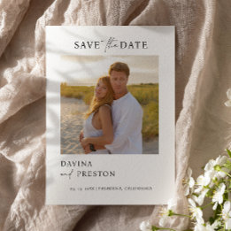 De moderne Foto van het Manuscript van het hedenda Save The Date