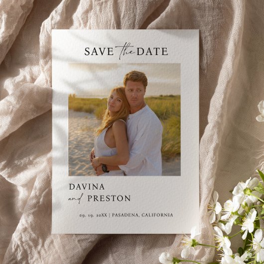 De moderne Foto van het Manuscript van het hedenda Save The Date